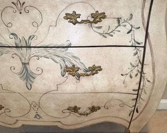 DECORATIVE CRAFTS Venetian Paint Decorated Commode second image