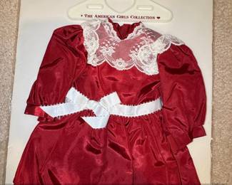 American Girl Samanthas Cranberry Party Dress