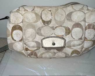 Coach Kristin Signature C Monogram Shoulder Bag with Sequins