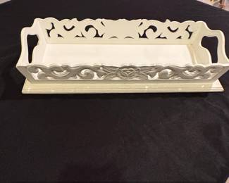 Vintage Wooden Desk Organizer with Compartments and Drawer Monthly Bill Sorter third image