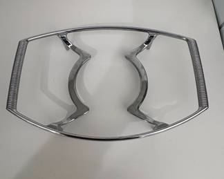 Vintage Corning Ware Chrome Trivet or Casserole Stand