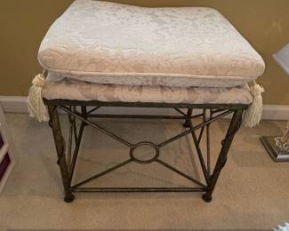 Pier Imports Medici Collection Wrought Iron Vanity Stool