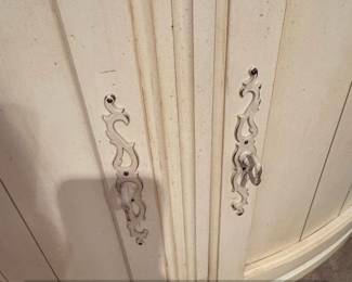 Legacy French Country Corner Cabinet Bakers Rack fourth image