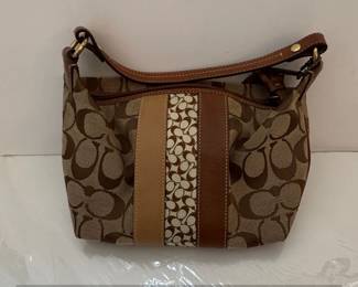 Coach Signature C Stripe Mini Shoulder Bag