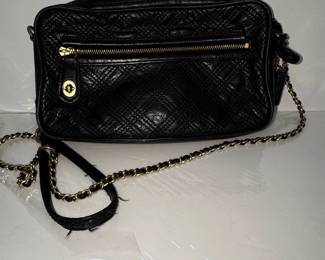 Coach Black Quilted Leather Crossbody Bag