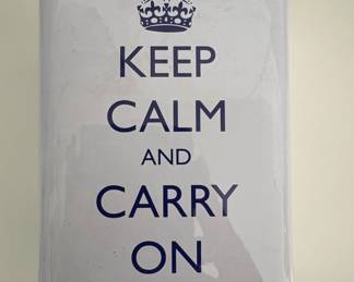 Keep Calm and Carry On Biscuits Tin
