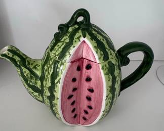 Cracker Barrel Watermelon Teapot