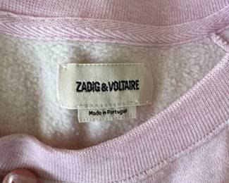 Zadig Voltaire Pink Graphic Sweatshirt