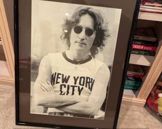 John Lennon New York City TShirt Portrait by Bob Gruen