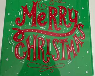 Vintage Merry Christmas Tin