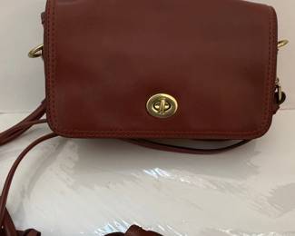 Coach Leather Penny Pocket Purse