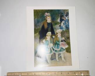 Collection of Art Prints Renoir, Van Gogh, Picasso post cards second image