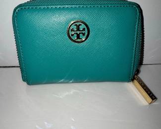 Tory Burch Robinson Zip Around Coin Purse