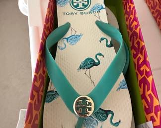 Tory Burch Flamingo FlipFlops