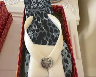 Tory Burch Miller Leopard Print FlipFlops