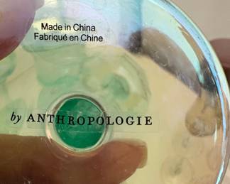 Anthropologie Lydia Tinted Wine Glasses Set of  4 second image