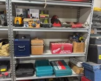 Wide array of Milwaukee tools and other name brand tools