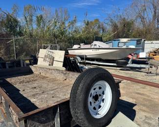 Trailer and boat available!