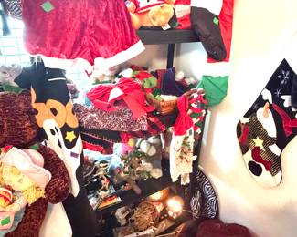 Various Christmas and Halloween Decor