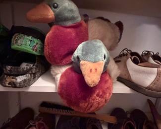 Duck slippers and hunting crocs