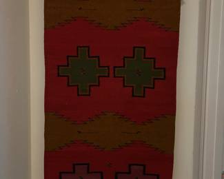 Zapotec woven wall-hanging, southwestern style decor