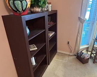 Book shelves (pair), decor