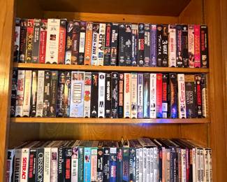 VHS Movies - Action, thriller, Comedies, War, Romance