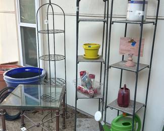 Side tables, plant stands