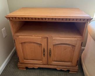 Vintage Oak Media Console or TV Stand