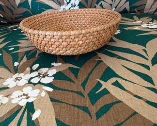 Woven Rattan Fruit Bowl second image