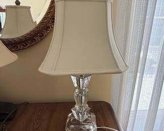 Cut Crystal Urn Table Lamp