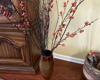 Bittersweet Berry Branches in Gradient Vase