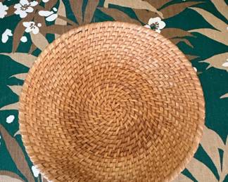 Woven Rattan Fruit Bowl
