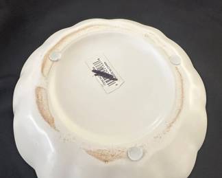 White Ceramic Pumpkin Bowl second image