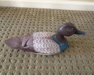 Wooden Pintail Duck Decoy Hand Carved