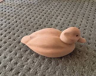 Terracotta Duck Decoy
