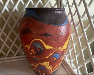Vintage Ozark Roadside Tourist Pottery Vase