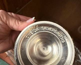 Oneida Silverplate Footed Compote Bowl third image