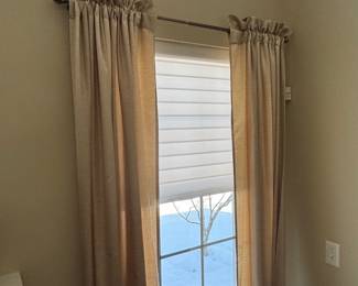 Tiered Ruffled Curtain Set with Valance