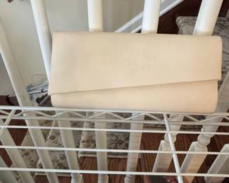 Dyeables Cream Clutch Evening Bag