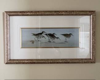 Limited Edition Print of Sandpipers by Robert W. Johnson