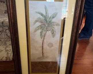 Framed C.K. McKinley Palm Tree Print