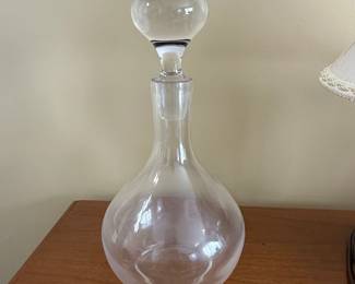Crystal Decanter with Stopper