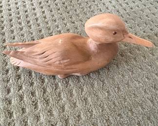 HandCarved Wooden Duck Decoy