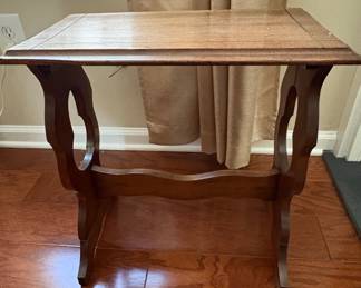 Vintage Quartersawn Oak Side Table