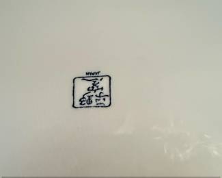 Japanese Blue and White Octagonal Serving Platter second image