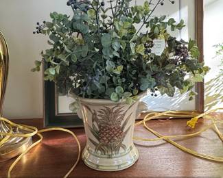 Vintage Pineapple Collection Ceramic Vase by Siddhia Hutchinson for Andrea by Sadek