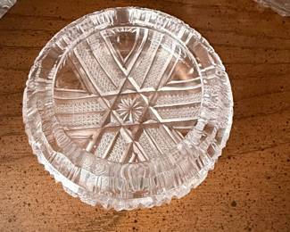 American Brilliant Cut Glass Ashtray