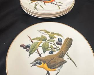 YellowBreasted Chat North American Songbird Plate by Don Eckelberry for Avon third image