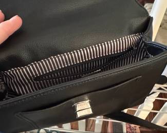 Gianni Bernini Black Leather Satchel Handbag third image